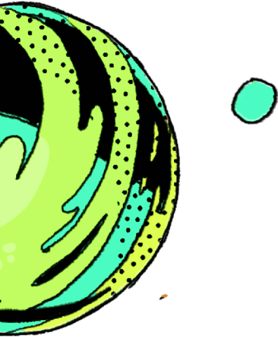 Yellow planet