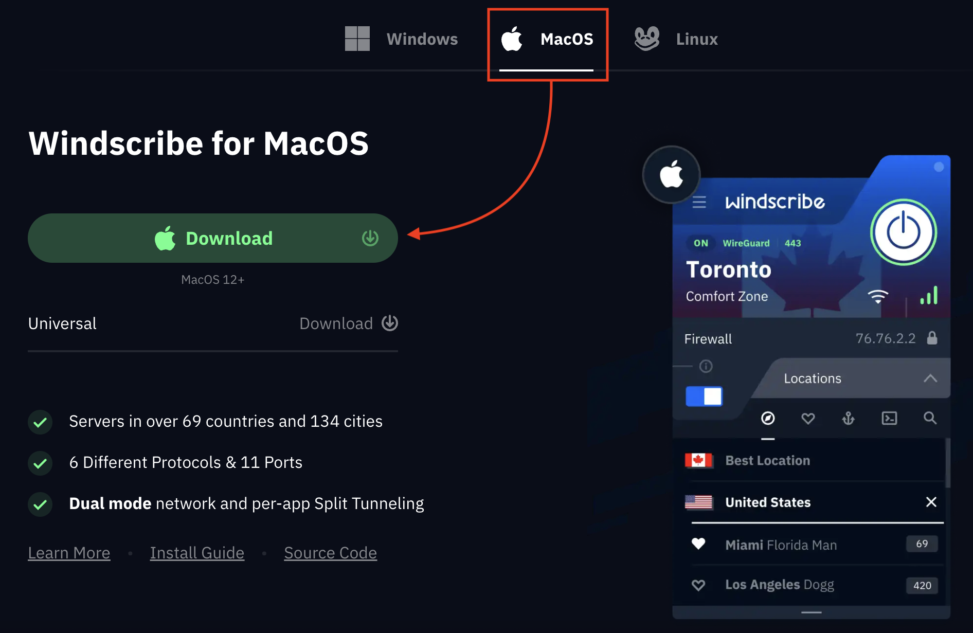 Getting Started with Windscribe on MacOS | Windscribe