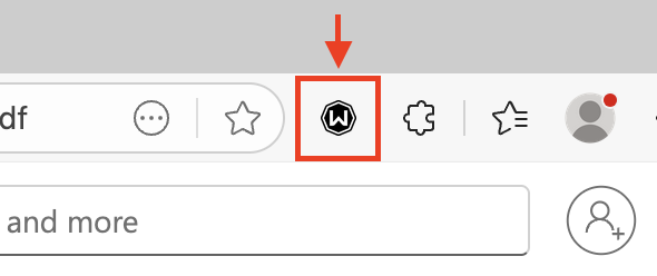Pinned Extension in Bar