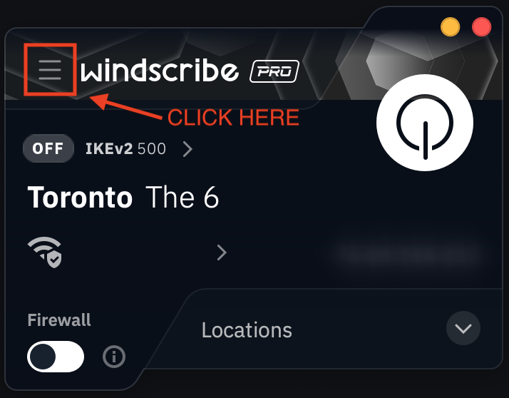 Preferences menu location