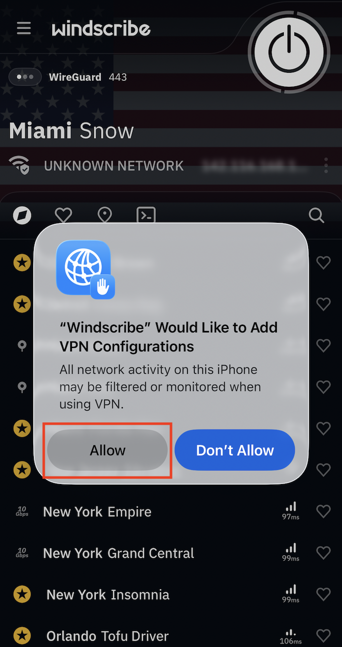 Add Configurations Prompt