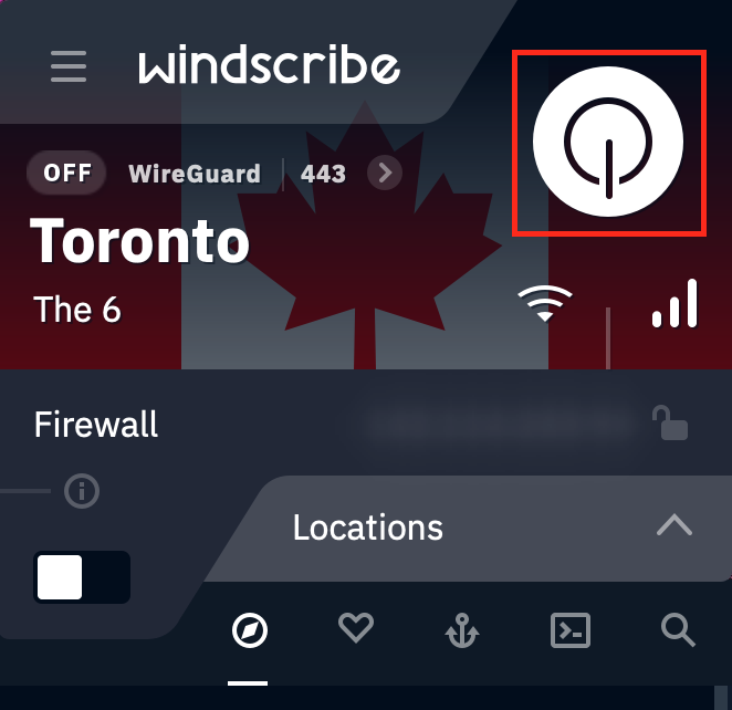 Windscribe is off