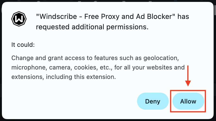 Final confirmation step