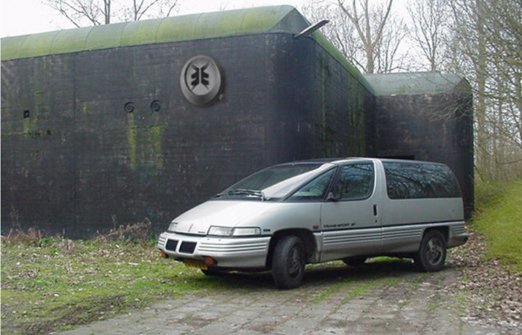 Photo of the converted World War bunkers that CyberBunker operated out of