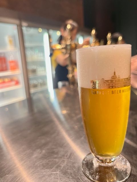 Photo of a Sapporo Beer Museum drink