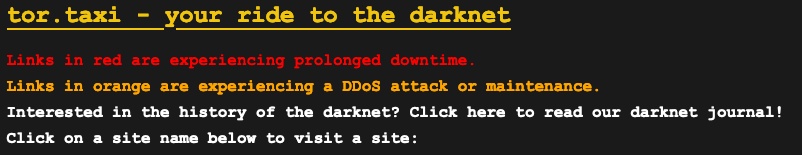 tor taxi onion site screenshot