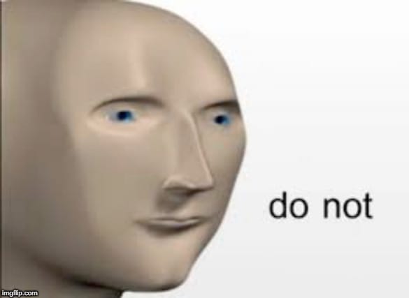 Image of digital person with text "do not"