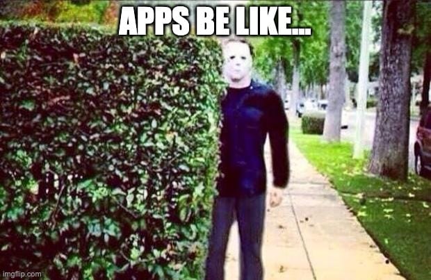 apps vs trackers